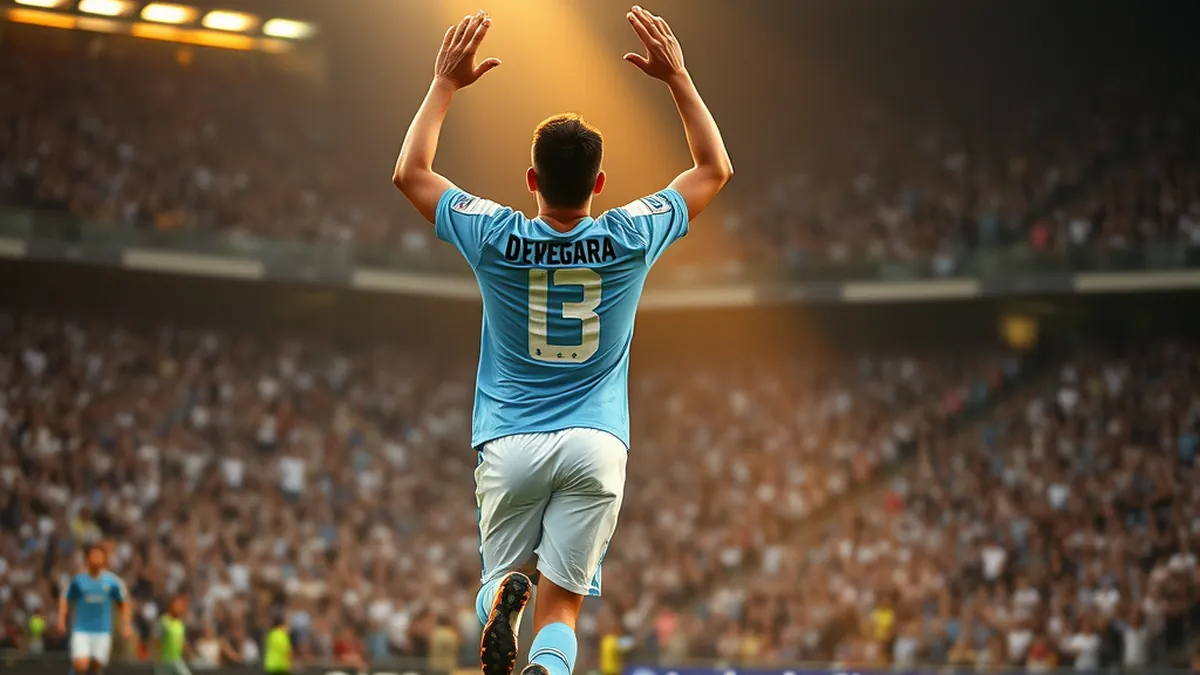 D. Vergara, el protagonista en la victoria de Racing Club